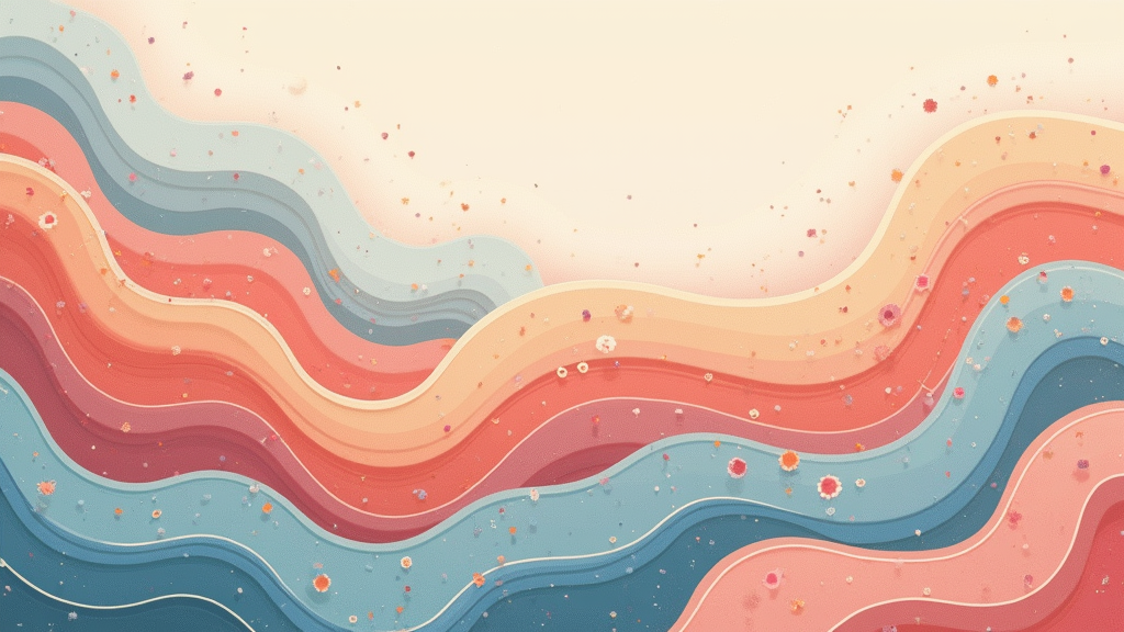 abstract swirling lines and shapes representing the feeling of anxiety